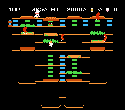 BurgerTime screenshot 3 for Famicom Disk System